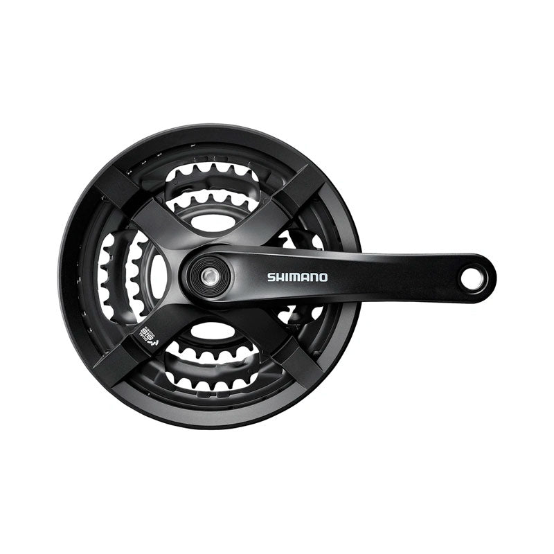Multiplicación SHIMANO Tourney FC-TY301 / 6/7/8 Velocidades / Bielas de 170 mm / Platos de 48-38-28D / CUAD